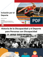 Clase Semana N°5 Historia de La Discapacidad y El Deporte