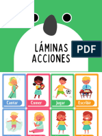 Láminas Verbos-Acciones