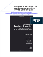 Free Download Electron Correlation in Molecules Ab Initio Beyond Gaussian Quantum Chemistry 1St Edition Hoggan Full Chapter PDF