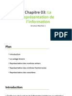 Chapitre 03 La ReprAsentation de l Information (2)