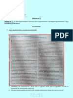 Módulo #7 - Texto Argumentativo - 3 Año 2021