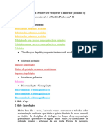 Recuperação Do Meio Ambiente