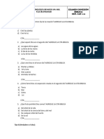 Evaluación Conexión Biblica Cap 1-3 Genesis