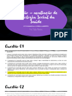 Revisão - Avaliação de Psicologia Social Da Saúde