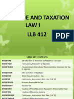 Llb 412 Revenue Taxation Law i Pp t