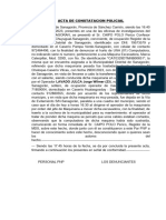 Acta de Constatacion Policial-Hurto Computadora de Maquinaria-Muni Sanagoran