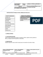 Opit003 Instrucciones de Trabajo de Limpieza de Pasillos