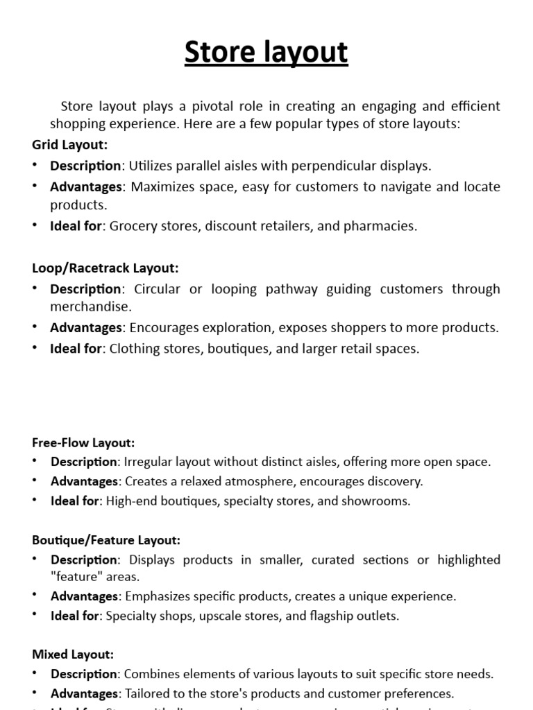 Effective Store Layout Strategies | PDF | Advertising | Online Advertising