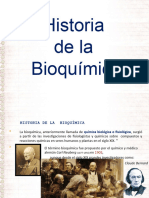 Historia de La Bioquímica