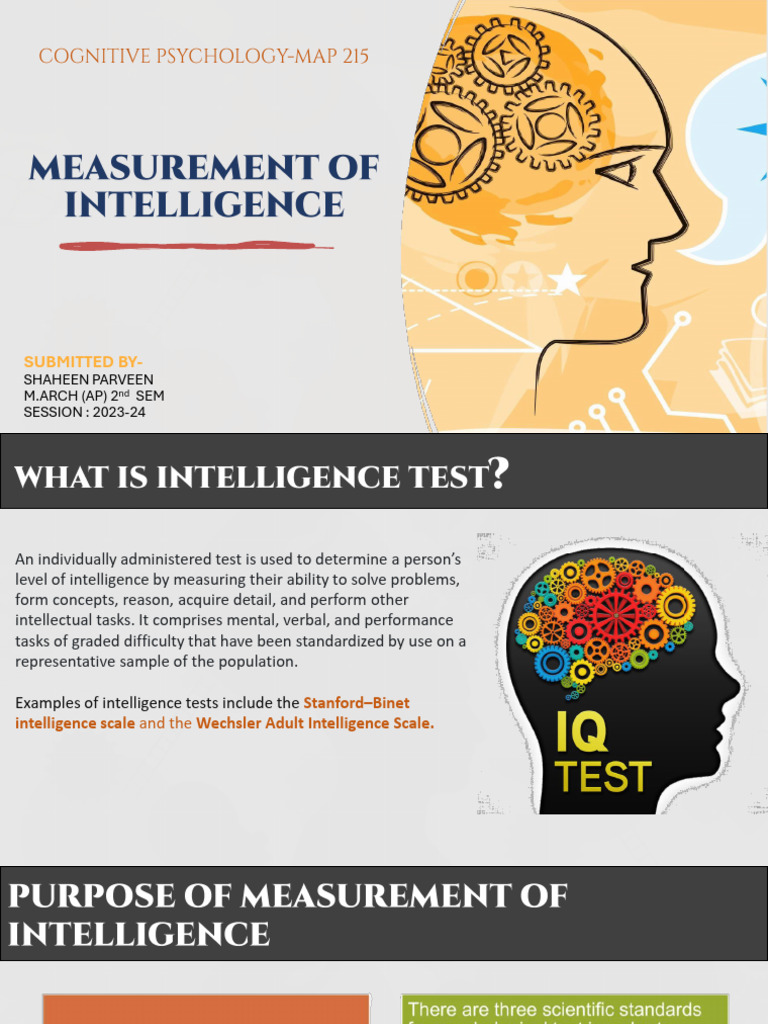 Intelligence Testing Methods in Psychology | PDF | Wechsler Adult ...