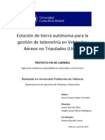 Estación de Tierra Autónoma para La Gestión de Telemetría en Vehículos Aéreos No Tripulados (Uavs)