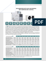 Dehumidifiers With High Air Renewal and Temperature Control: R-410A RS485 RS485 R-410A R-41 410A 0A