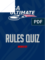 Rules Quiz Answer Key