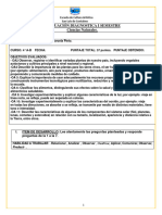 Diagnóstico Ciencias Naturales 4tos