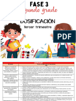 Dosificación Segundo Grado T3