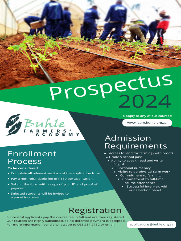 Prospectus 2024 Pdf Agriculture Sheep