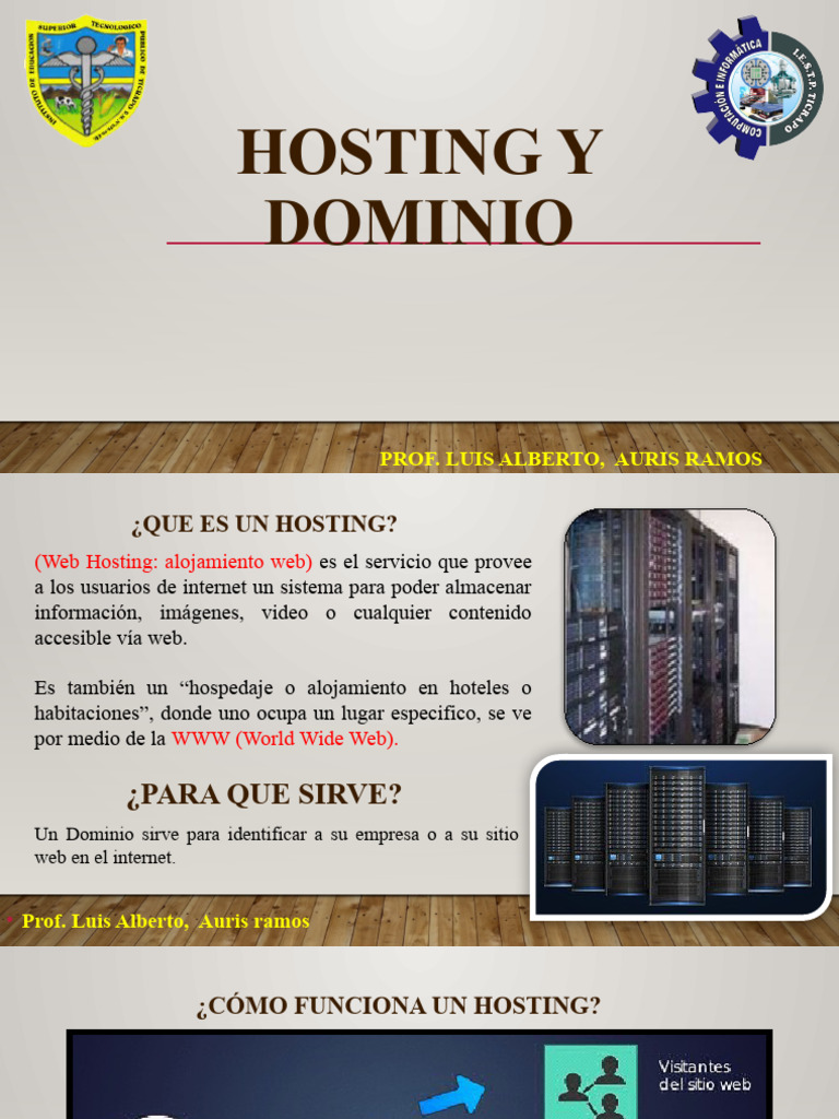 Guía Completa de Hosting y Dominios | PDF | sistema de nombres de ...