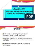 CH5 Bilans Energetiques Dans Les Reacteurs