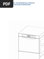 Meiko K-Series Dishwasher Manual | PDF | Dishwasher | Duct (Flow)