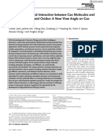 Modeling Interfacial Interaction Between Gas Molecules and Semiconductor Metal Oxides: A New View Angle On Gas Sensing