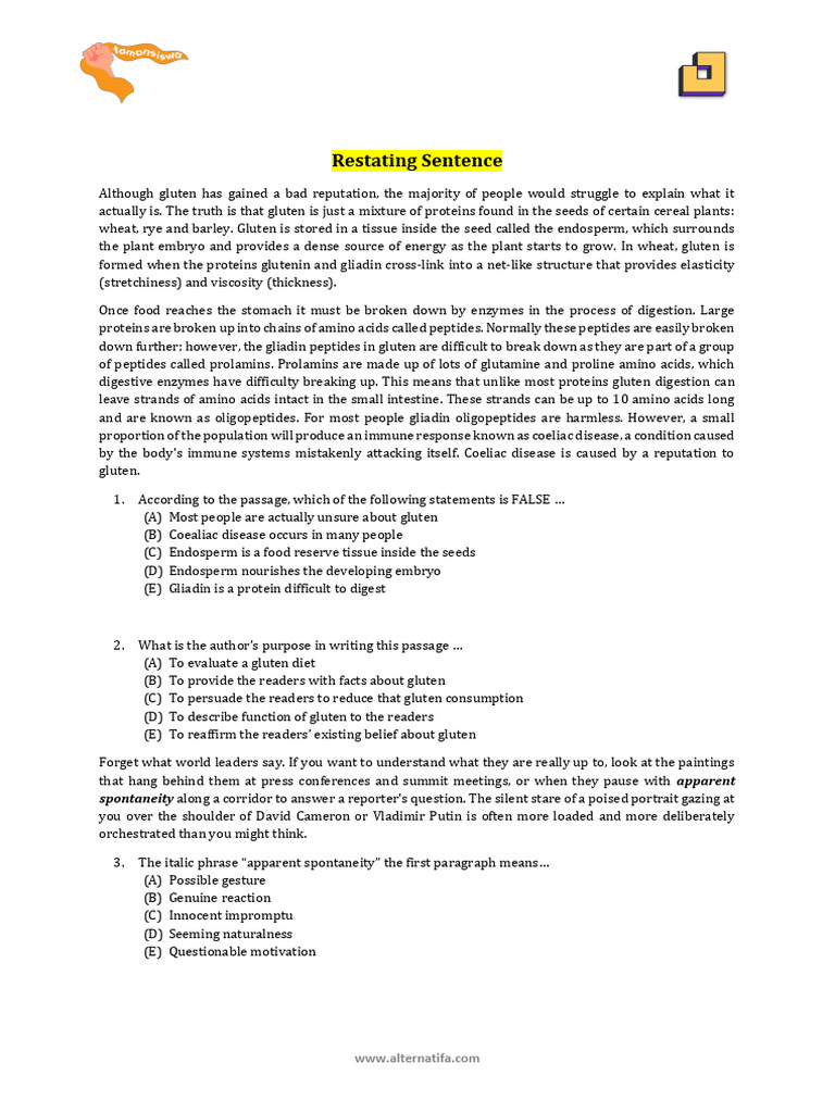 Understanding Gluten and Its Effects | PDF | Gluten | Coeliac Disease