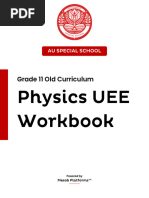 Grade 11 & 12 Physics Workbook | PDF | Rotation Around A Fixed Axis | Force