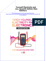 Free Download Teach Yourself Electricity and Electronics Seventh Edition Stan Gibilisco Full Chapter PDF