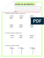 Demuestro Mis Logros en Matemática