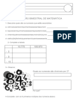 AVALIAÇÃO MENSAL DE MATEMÁTICA.2doc