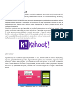 Conociendo Kahoot! material de consulta