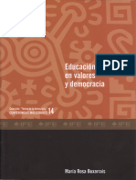 Buxarais - Educação em Valores e Democracia - Livro