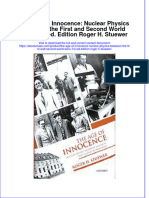 Free Download The Age of Innocence Nuclear Physics Between The First and Second World Wars 1St Ed Edition Roger H Stuewer Full Chapter PDF