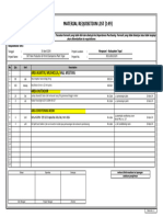 Material Requesition List - 149 Semen Sika, Dehumidifer, Ac Split Duct, Pju Solar Cell