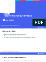 Fatores de Ranqueamento