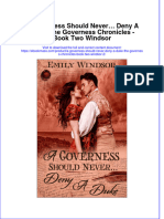 Free Download A Governess Should Never Deny A Duke The Governess Chronicles Book Two Windsor 2 Full Chapter PDF