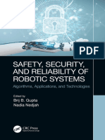 Safety, Security, and Reliability of Robotic Systems Algorithms, Applications, and Technologies by Nadia Nedjah, Brij B. Gupta