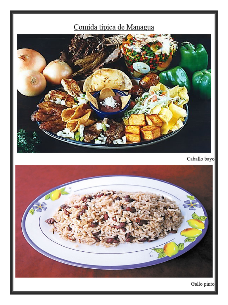 Comida Típica De Managua Pdf