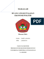 PDF Tugas Makalah Mengenai Ekonomi Politik