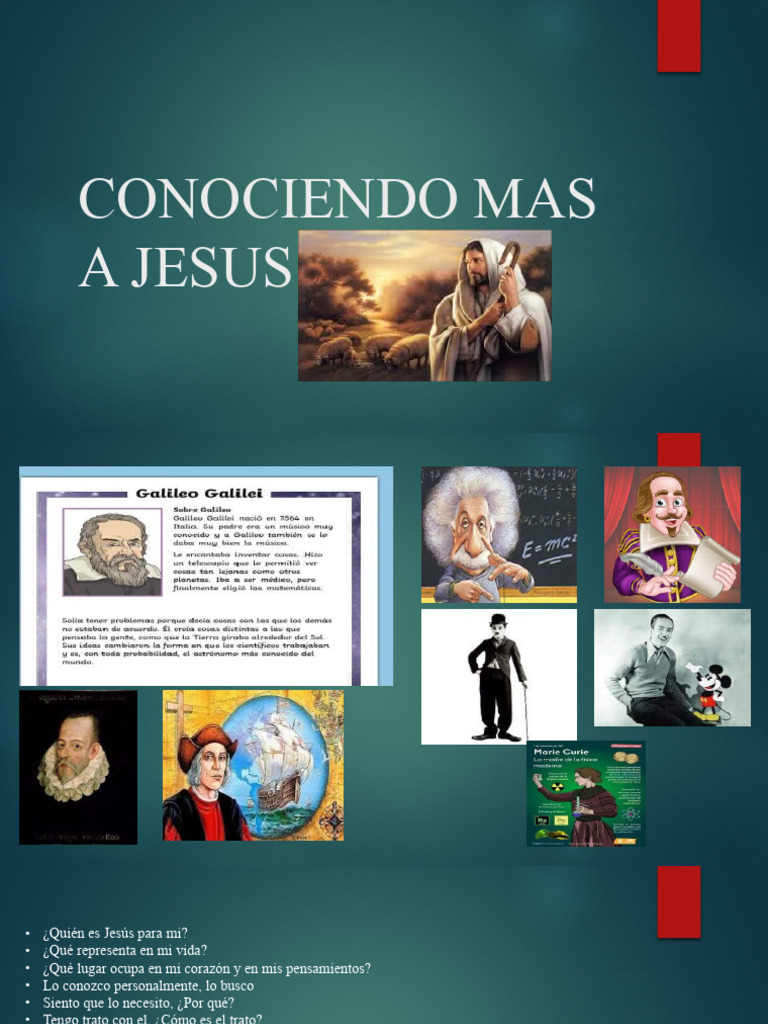 Conociendo Mas A Jesus 1 | PDF | Religión y espiritualidad
