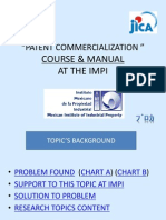"Patent Commercialization ": Course & Manual at The Impi