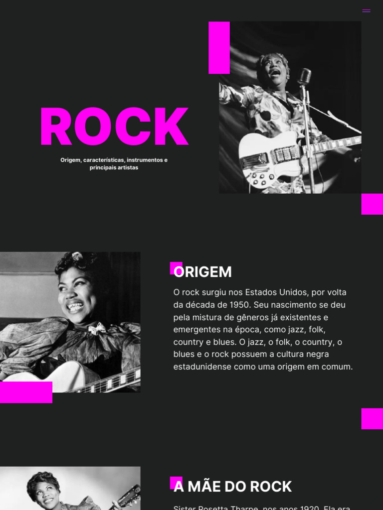 Trabalho Rock | PDF | Rock (música) | Música popular