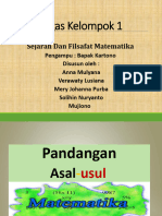 Tugas Kelompok 1 Sejarah Dan Filsafat Matematika