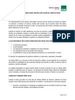 Charla Recomendaciones para Tratar Con Clientes Conflictivos