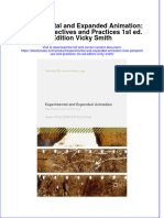 Free Download Experimental and Expanded Animation New Perspectives and Practices 1St Ed Edition Vicky Smith Full Chapter PDF
