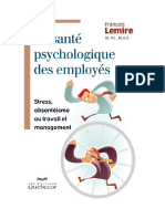 La santé psychologique des employés