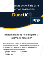 Herramientas de Análisis para La Internacionalización