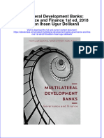 Free download Multilateral Development Banks Governance And Finance 1St Ed 2018 Edition Ihsan Ugur Delikanli full chapter pdf epub