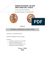 ENSAYO Dictaduras y legitimidad en América Latina