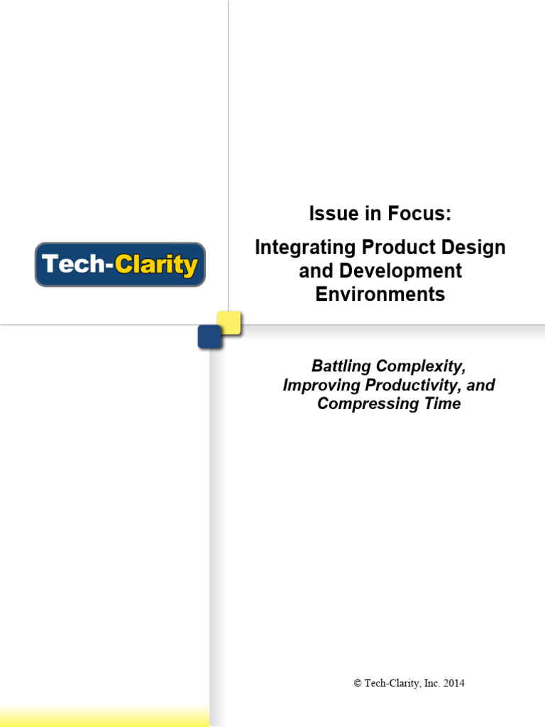 Tech Clarity IssueinFocus CAD PLM | PDF | Product Lifecycle | Computer ...