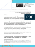 Metodologias PBL, PJBL e TBL Nas Jornadas de Aprendizagem Com A Indústria Da Moda